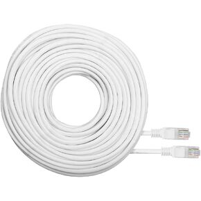R-Tech RJ45 Cat5e Network Ethernet Cable – 60 Feet (18.2 Meters) – White in Kuwait