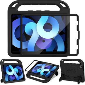 LTROP Case for iPad Air 5th/4th Generation(2022/2020), iPad Pro 11 Case 2022/2021/2020/2018, Built-in Screen Protector, Shockproof Handle Stand Kids Case for iPad Air 5/4 10.9" and iPad Pro 11", Blue