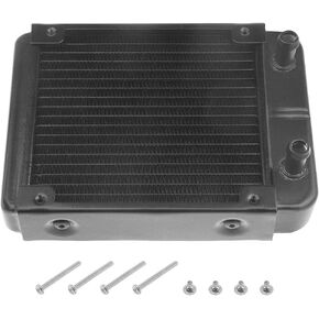 18 Pipe Aluminum Heat Exchanger Radiator for PC CPU CO2 Laser Water Cool System Computer 120mm(A) in Kuwait