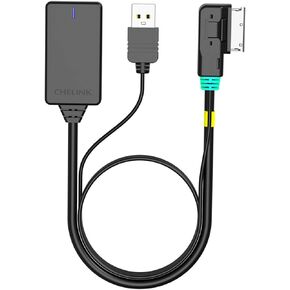 محول استقبال الصوت CHELINK بلوتوث 5.0 لأجهزة الصوت والصوت AMI MMI MDI Bluetooth واجهة الموسيقى كابل لأودي MMI 2G 3G + نظام VW Audi A5 8T A6 4F A8 4E Q7 7L in Kuwait