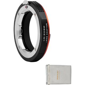 Lens Mount Adapter L39 to EF-M Compatible with Leica M39 (L39 LTM 39mm) Lens to Canon EF-M (EOS M) Mount Camera Body EOS M, M2, M3, M5, M6, M10, M50, M100, M200, M50 II, M6 II, L39 to EOSM