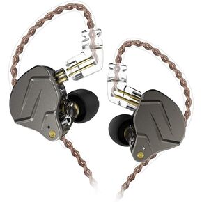 KZ ZSN Pro X in Ear Monitor, Wired Gaming Earbuds, HiFi KZ in Ear Headphones with Hybrid Dual Driver 1ba 1dd High Fidelity Musicians IEM Earphones with Detachable Tangle-Free Cable (with mic, Black) in Saudi Arabia