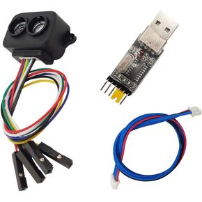 معلومات SmartFly من TF-Luna حساس LDU-Sensor 0.1-8 متر وحدة فايندر ذات المدى القصير UART / I2C متوافقة مع Pixhawk وRaspberry Pi للطائرة بدون طيارة/روبوت تجنب عوائق in Kuwait
