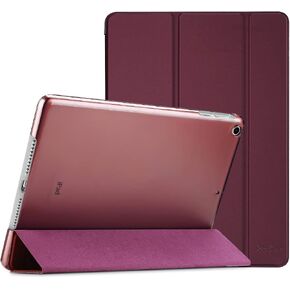 حافظة ProCase الذكية لجهاز iPad Air الإصدار الأول، حافظة واقية خفيفة الوزن للغاية مع غطاء خلفي شفاف لجهاز iPad Air 2013 موديل (A1474 A1475 A1476) - كحلي in Kuwait