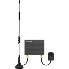 جهاز التوجيه LINOVISION Mini Industrial 4G LTE مع استهلاك منخفض للطاقة، GPS، RS232/RS485، DI/DO، وضع USB Dongle للكمبيوتر، جهاز التوجيه الخلوي لآلة البيع، المركبات، الروبوتات مع البطارية الشمسية in Kuwait