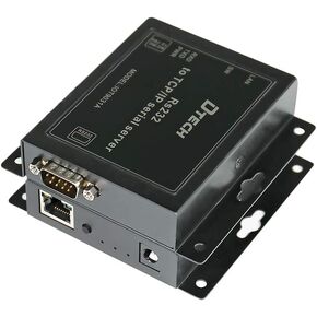 دي تيك محول تسلسلي الى ايثرنت بمنفذ واحد RS232 الى خادم جهاز TCP IP يدعم DHCP DNS Modbus RTU/TCP 10/100M in Kuwait