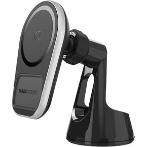 Scosche MPQ5DV-XTSP MagicMount Pro Charge5 15W Wireless Charging MagSafe Car Mount, Magnetic Phone Holder for Dashboard/Vent Compatible with iPhone 16/15/14/13/12 Pro/Pro Max/Plus, MagSafe Case & More in Kuwait