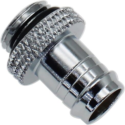تركيب قضيب G1/4 بوصة إلى 3/8 بوصة للأنابيب الناعمة 3 قطع من النحاس PC Barb Elbow لنظام تبريد المياه للكمبيوتر [FDXGYH، فضي] in Kuwait