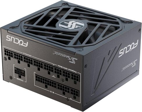 Seasonic Focus V3 GX-850، 850 واط 80+ ذهبي، وحدات كاملة، تحكم في المروحة في وضع بدون مروحة، صامت، ووضع التبريد، ضمان 10 سنوات، مصدر طاقة مثالي للألعاب والتطبيقات المختلفة، SSR-850FX3. in Kuwait