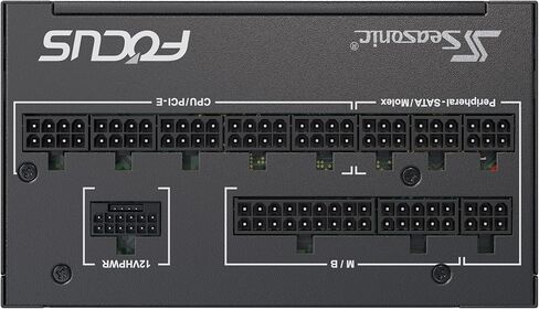 Seasonic Focus V3 GX-850، 850 واط 80+ ذهبي، وحدات كاملة، تحكم في المروحة في وضع بدون مروحة، صامت، ووضع التبريد، ضمان 10 سنوات، مصدر طاقة مثالي للألعاب والتطبيقات المختلفة، SSR-850FX3. in Kuwait