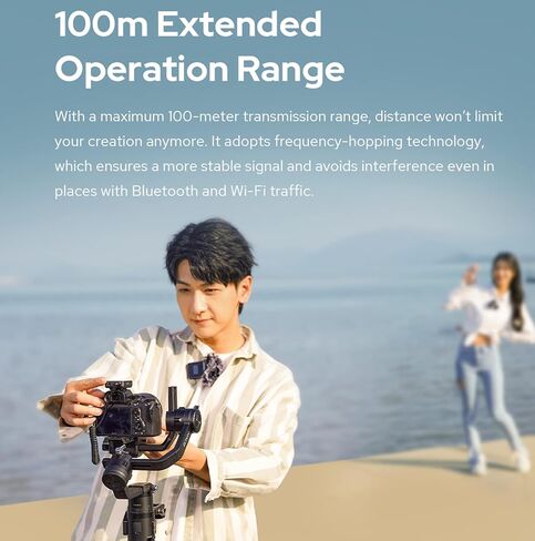GODOX MoveLink M2 2.4GHz WirelessMicrophone System 2.4GHz WirelessMicrophone System for Vlogger,Youtuber,Speakers, Interviewer, Filmmaker and More. (M1 II) in Saudi Arabia