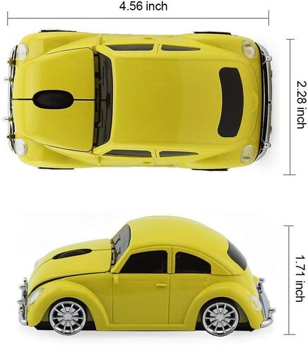 Ai5G كمبيوتر ماوس سيارة ماوس لاسلكي كمبيوتر محمول سطح المكتب الفئران الضوئية مع مستقبل USB 2.4 جيجا هرتز LED المصباح (أحمر) in Kuwait