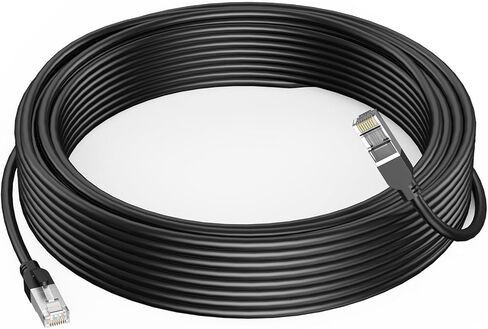 ULNA High Performance Cat7 Ethernet Cable - High-Speed and Reliable Network Connectivity 66FT for Indoor&Outdoor/WiFi Bridge Point to Point Outdoor in Kuwait