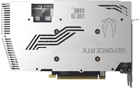 بطاقة رسومات Zotac Gaming GeForce RTX 3070 Twin Edge OC White Edition 8GB GDDR6، تبريد متقدم IceStorm 2.0، إضاءة شعار LED بيضاء (ZT-A30700J-10P) (متجددة) in Kuwait