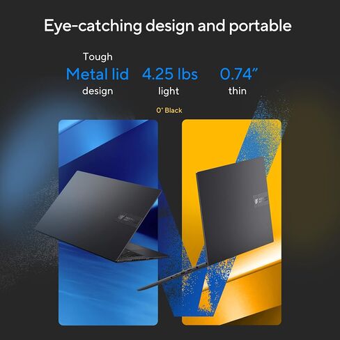 كمبيوتر محمول ASUS 2023 Vivobook 16X، شاشة WUXGA مقاس 16 بوصة، وحدة المعالجة المركزية Intel Core i9-13900H، وحدة معالجة الرسومات NVIDIA Geforce RTX 4050، ذاكرة الوصول العشوائي 16 جيجابايت، محرك أقراص SSD 1 تيرابايت، نظام التشغيل Windows 11 Home، أسود إندي in Saudi Arabia