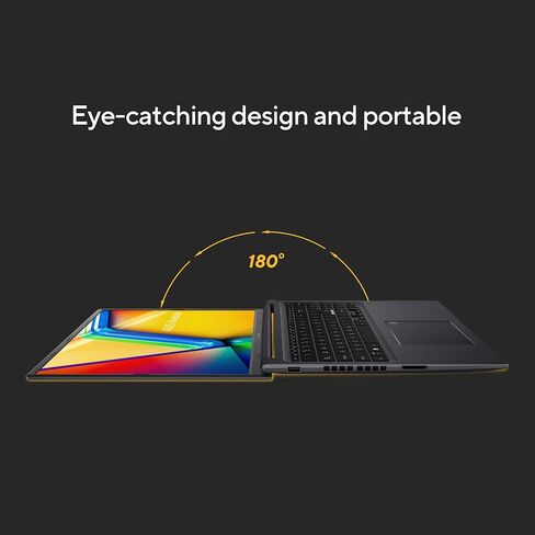 كمبيوتر محمول ASUS 2023 Vivobook 16X، شاشة WUXGA مقاس 16 بوصة، وحدة المعالجة المركزية Intel Core i9-13900H، وحدة معالجة الرسومات NVIDIA Geforce RTX 4050، ذاكرة الوصول العشوائي 16 جيجابايت، محرك أقراص SSD 1 تيرابايت، نظام التشغيل Windows 11 Home، أسود إندي in Saudi Arabia