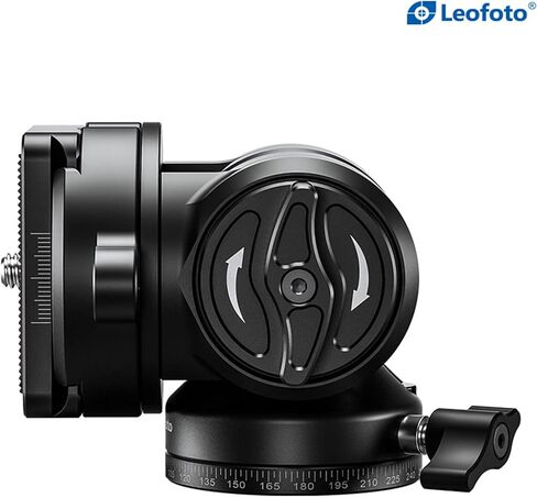 Leofoto BV-1 Mini Fluid Video Head Kit Arca Compatible Inc QR Plate + Left/Right Hand Handle in Kuwait