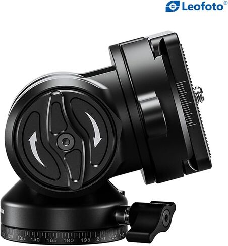 Leofoto BV-1 Mini Fluid Video Head Kit Arca Compatible Inc QR Plate + Left/Right Hand Handle in Kuwait