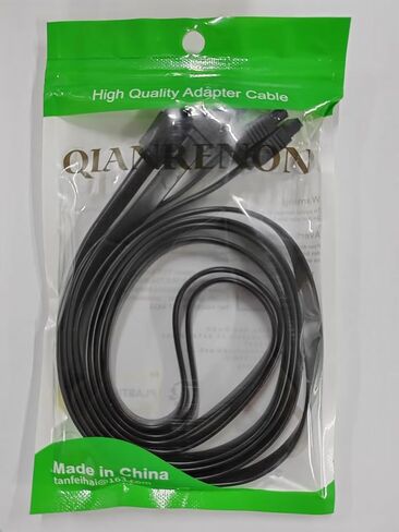كابل QIANRENON SATA III، كابل بيانات SATA لمحرك الأقراص الصلبة 39.37 بوصة 90 درجة مع مزلاج قفل، كابل SATA 3.0 لمحرك الأقراص الصلبة ذو الزاوية اليمنى 6.0 جيجابت في الثانية لمحرك الأقراص الصلبة SATA HDD وSSD ومشغل الأقراص المضغوطة، أصفر (عبوتان) in Kuwait