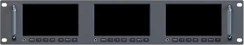 LILLIPUT RM-503S 3 X 5 inch Full HD 2RU Rack Mount Monitor 1920x1080 HDMI 2.0, 3G-SDI Input and Output with Waveform and Vector Functions in Saudi Arabia