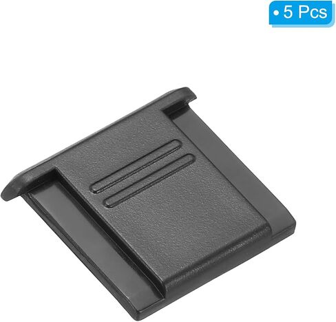 PATIKIL 12mm Universal Camera Hot Shoe Cover Cap, 2 Pack Hot Shoe Cap Hot Shoe Protector Plastic Suitable for Nikon for Fujifilm for Pentax DSLR/SLR Camera, Black in Saudi Arabia