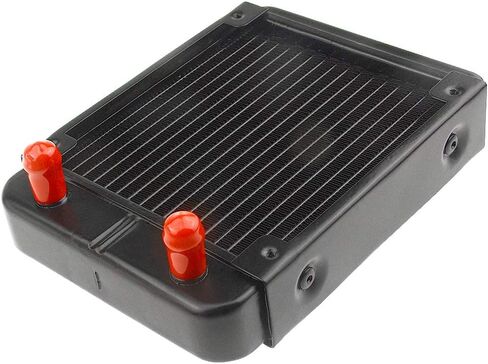 18 Pipe Aluminum Heat Exchanger Radiator for PC CPU CO2 Laser Water Cool System Computer 120mm(A) in Kuwait