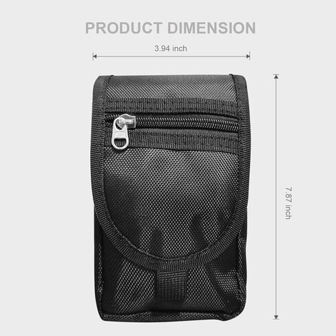 Cell Phone Pouch Bag Phone Belt Holster Pouch Holsters Multi-Purpose Tactical Molle Phone Carrying Case Tool Holder, Waist Pocket for Hiking & Rescue in Kuwait