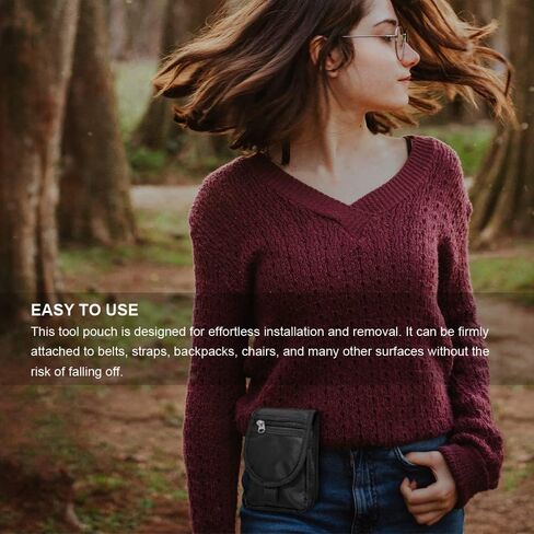 Cell Phone Pouch Bag Phone Belt Holster Pouch Holsters Multi-Purpose Tactical Molle Phone Carrying Case Tool Holder, Waist Pocket for Hiking & Rescue in Kuwait