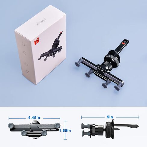 OATSBASF Car Phone Holder Mount 2023 Upgrade Gravity Car Phone Mount, Hands Free Phone Holder, Gravity Air Vent Car Mount, Suitable for Mobile Phones Under 7 inches (X01) in Kuwait