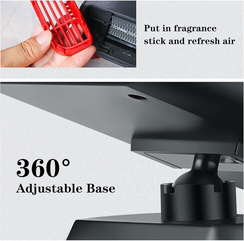 سخان سيارة كهربائي محمول 12 فولت من توساو، متعدد الوظائف بخاصية اطلاق الروائح العلاجية ومروحة تبريد ومروحة تسخين وولاعة السجائر ومقبس اذابة الجليد ونوافذ السيارة in Kuwait