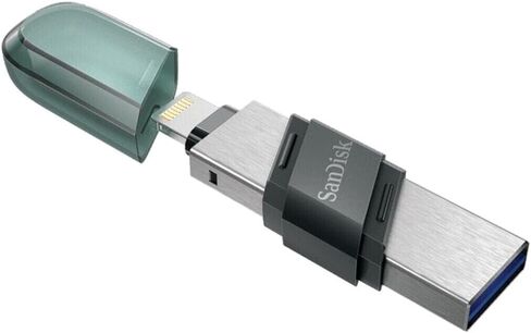 محرك فلاش فيليب من سانديسك 128 Gb اكس باند، USB 3.1 الجيل 1 لايفون/ ايباد - Sdix90N-128G-Gn6Nn in Saudi Arabia