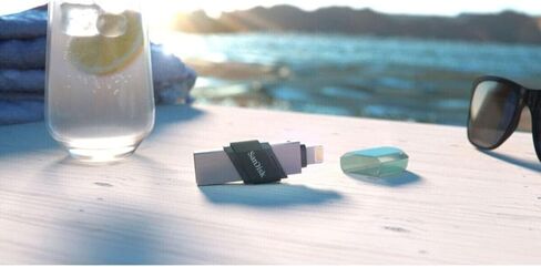 محرك فلاش فيليب من سانديسك 128 Gb اكس باند، USB 3.1 الجيل 1 لايفون/ ايباد - Sdix90N-128G-Gn6Nn in Saudi Arabia