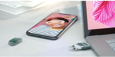 محرك فلاش فيليب من سانديسك 128 Gb اكس باند، USB 3.1 الجيل 1 لايفون/ ايباد - Sdix90N-128G-Gn6Nn in Saudi Arabia