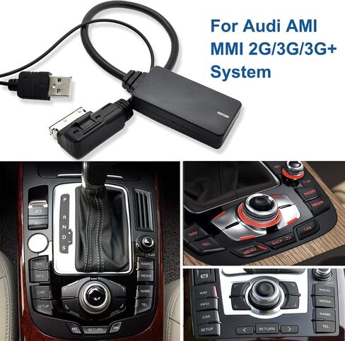محول استقبال الصوت CHELINK بلوتوث 5.0 لأجهزة الصوت والصوت AMI MMI MDI Bluetooth واجهة الموسيقى كابل لأودي MMI 2G 3G + نظام VW Audi A5 8T A6 4F A8 4E Q7 7L in Kuwait