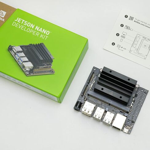 Jetson Nano B01 4GB Development Kit Official Board for AI and Robotics Yahboom Provide ROS Programming Courses in Kuwait