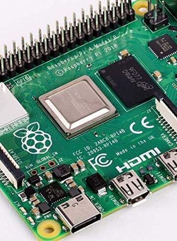 seeed Studio Raspberry Pi 4 Model B [4GB] RAM, Single Board Computer Suitable for Building Mini PC/Smart Robot/Game Console/Workstation/Media Center/Etc. in Kuwait