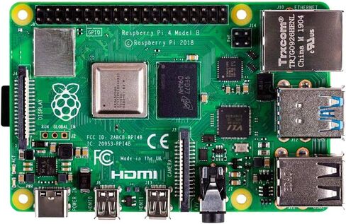 seeed Studio Raspberry Pi 4 Model B [4GB] RAM, Single Board Computer Suitable for Building Mini PC/Smart Robot/Game Console/Workstation/Media Center/Etc. in Kuwait