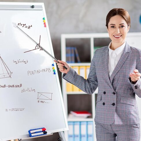 3 قطع مؤشر للمعلمين تلسكوبي، مؤشر يد قابل للتمديد، مؤشر إصبع، عصا صغيرة قابلة للسحب، مؤشر للفصول الدراسية من الفولاذ المقاوم للصدأ لمستلزمات تدريس معلم المدرسة (وردي أزرق أسود) in Kuwait