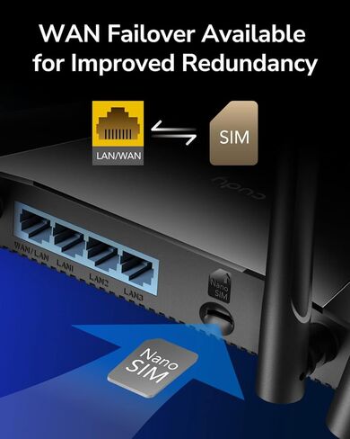Cudy N300 WiFi غير مقفل 4G LTE مودم راوتر مع فتحة بطاقة SIM، 300 ميجابت في الثانية واي فاي، LTE Cat4، EC25-AFX Qualcomm Chipset، هوائيات 5dBi عالية الكسب، FDD، DDNS، VPN، Cloudflare، التوصيل والتشغيل، LT400 in Saudi Arabia