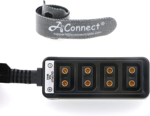 Dtap-Splitter-Extension Short Hub Dtap Male to 4 Port Dtap Female Power Cable for ARRI RED Cameras TILTA Steadicam IDX Battery AConnect in Saudi Arabia