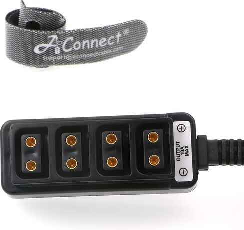 Dtap-Splitter-Extension Short Hub Dtap Male to 4 Port Dtap Female Power Cable for ARRI RED Cameras TILTA Steadicam IDX Battery AConnect in Saudi Arabia