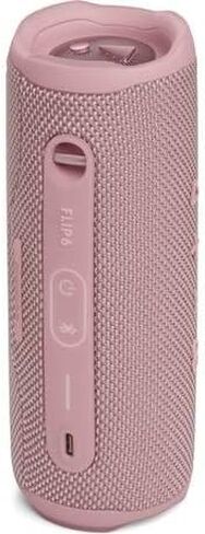 JBL Flip 6 - Waterproof Portable Bluetooth Speaker, Powerful Sound and deep bass, IPX7 Waterproof, 12 Hours of Playtime with Megen Hardshell Case - Pink in Saudi Arabia