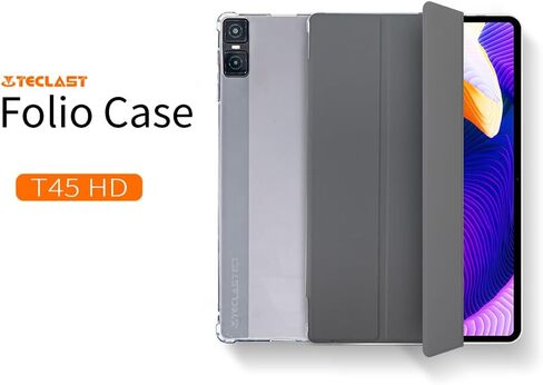 حافظة TECLAST T45HD، حافظة كمبيوتر لوحي، رفيعة للغاية، خفيفة الوزن للغاية، مقاومة للصدمات، مقاومة للخدش، وظيفة الوقوف، حماية كاملة in Kuwait