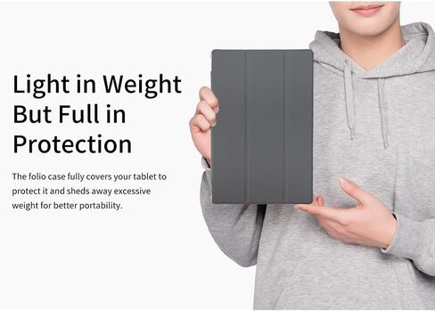 حافظة TECLAST T45HD، حافظة كمبيوتر لوحي، رفيعة للغاية، خفيفة الوزن للغاية، مقاومة للصدمات، مقاومة للخدش، وظيفة الوقوف، حماية كاملة in Kuwait