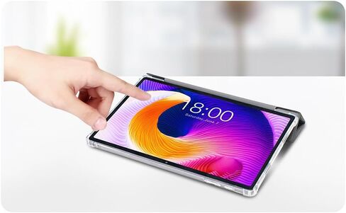 حافظة TECLAST T45HD، حافظة كمبيوتر لوحي، رفيعة للغاية، خفيفة الوزن للغاية، مقاومة للصدمات، مقاومة للخدش، وظيفة الوقوف، حماية كاملة in Kuwait