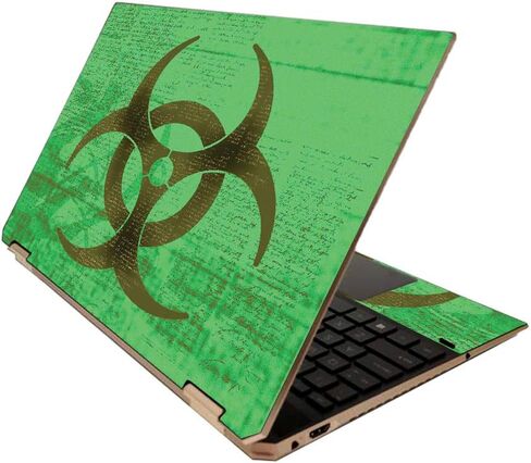 MightySkins Skin for HP Spectre x360 15" (2020) - Biohazard | Protective, Durable, and Unique Vinyl Decal wrap Cover | Easy to Apply, Remove, and Change Styles | Made in The USA in Kuwait