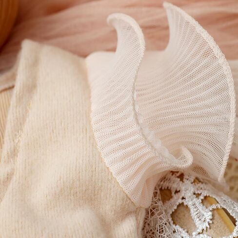 Baby Girl Photography Props Infant Cute Newborn Vest Lace Romper Bodysuit Pictures Monthly Photo Shoot Outfits in Saudi Arabia