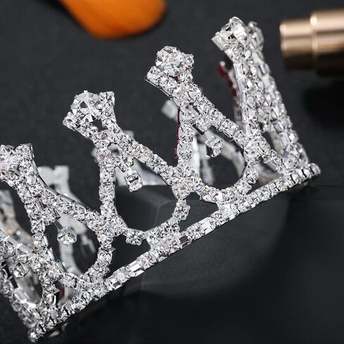 Infant Baby Girl Boy Crown Photo Shoots Headband for Newborn Crystal Princess Party Headwear Photography Props in Saudi Arabia