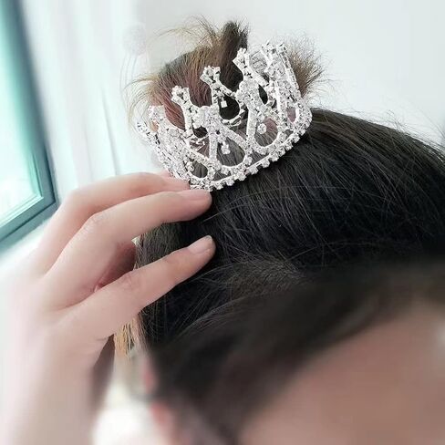 Infant Baby Girl Boy Crown Photo Shoots Headband for Newborn Crystal Princess Party Headwear Photography Props in Saudi Arabia