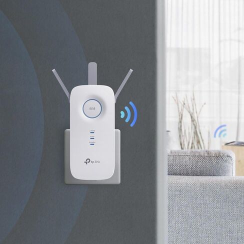 موسع نطاق WiFi Tp-link AC1750 المعتمد والمجدد مع وضع السرعة العالية ومؤشر الإشارة الذكي RE450 (مجدد معتمد متجدد) in Kuwait